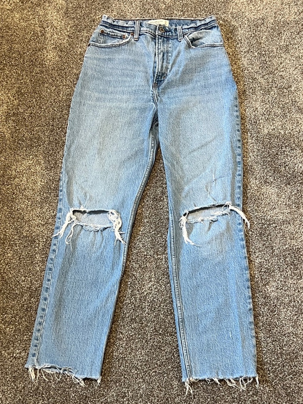 Abercrombie Curve Love 90s Straight Jeans Size 28